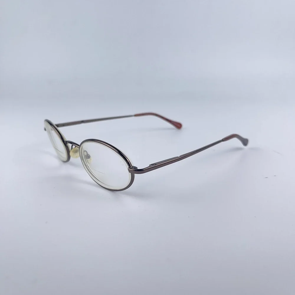 Hilco A2 Eyewear SG102 Unisex Eyeglasses Frame Brown‎ Full Rim Oval 49-19-135mm